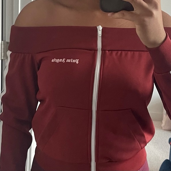 Palm Angels off shoulder jacket - Picture 5 of 5